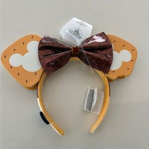 Mickey Ears Headband with Sequined Bow